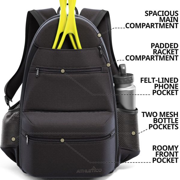 Athletico Compact City Tennis Backpack - Image 4