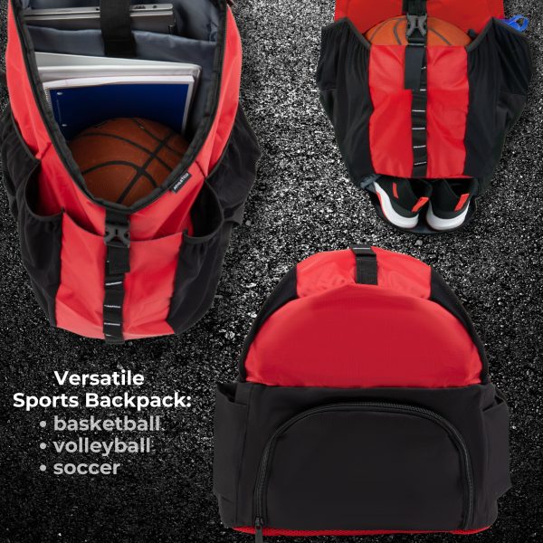 Athletico Streetball Basketball Backpack - Image 4